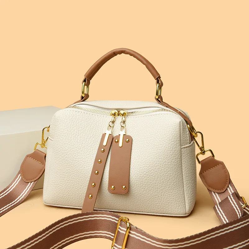 

New trendy pillow bag niche small handbag Versatile crossbody bag simple and fashionable bag solid color shoulder bag for women