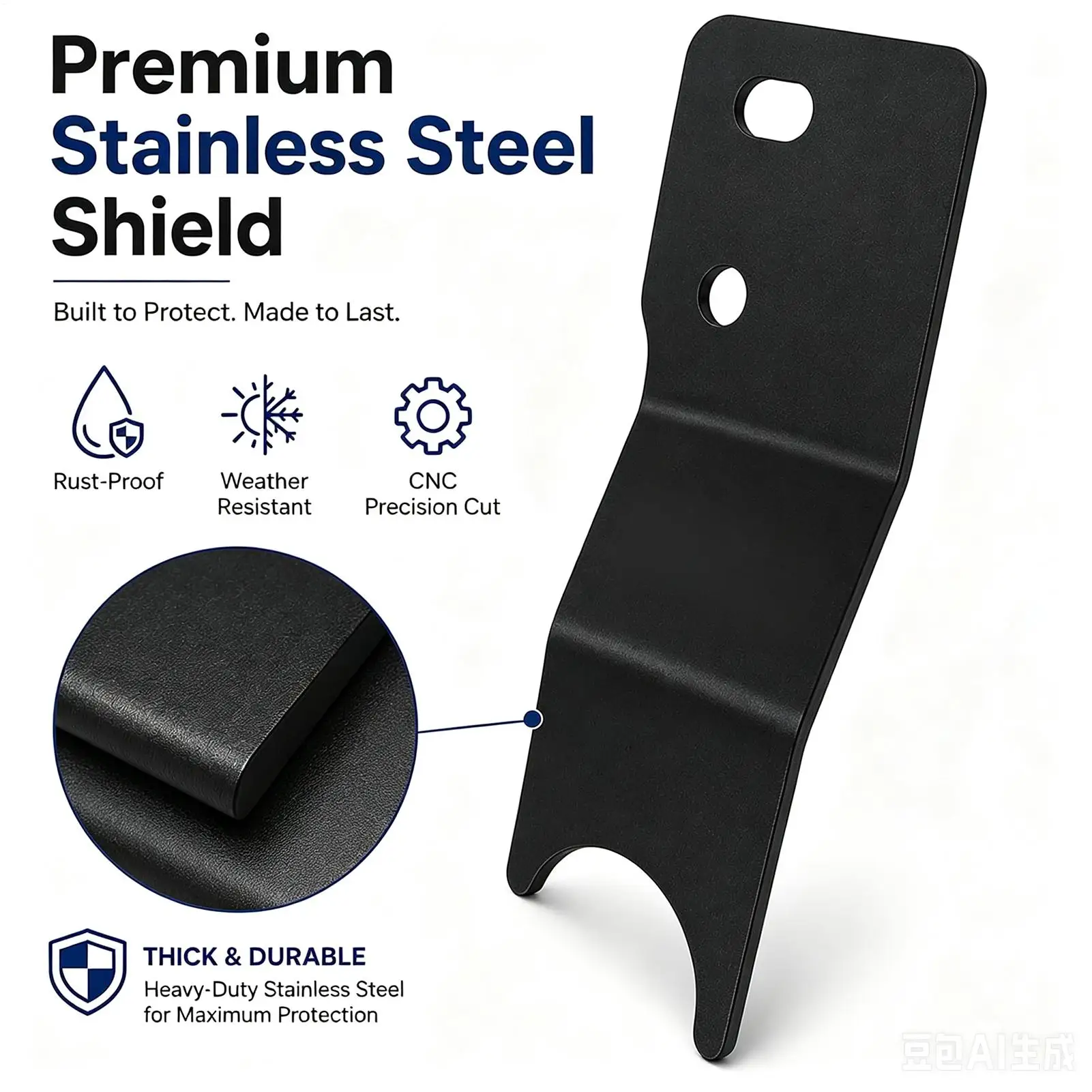 Tail Gate Lock Heavy-Duty Stainless Steel Truck Protector Tailgate Anti Theft Lock For Pickup Security Cargo Bed Daily Travel