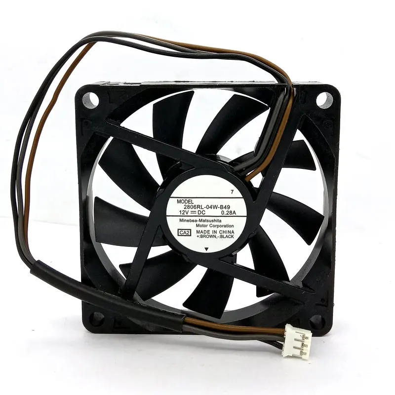 New Cooling Fan for Computer 2806RL-04W-B49 DC12V 0.28A 7015