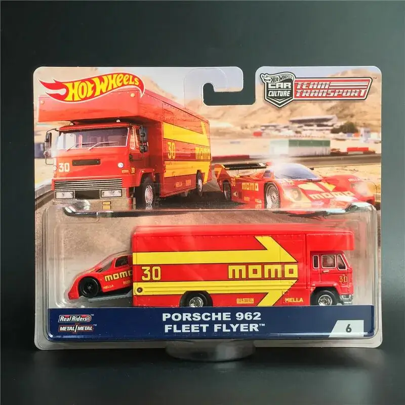 Hot Wheels RWB 962 & FLEET FLYER 1/64 Diecast Vehicles FLF56-6-FLF58