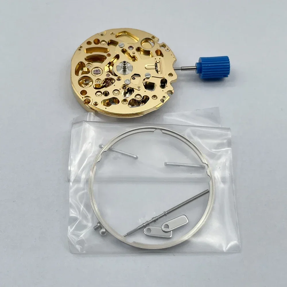 Оригинальный NH71 NH72 NH70 высокоточный скелетонизированный механизм с автоматическим автоподзаводом, 24 камня, детали для модификации механизма