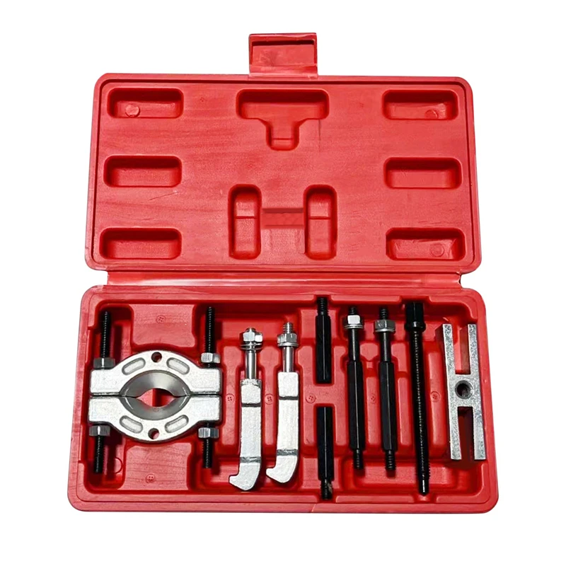 9Pcs/Set Transmission Bearing Retriever Car Repair Tool Portable Separator Puller Kit High Strength Metal Bearing Extractor