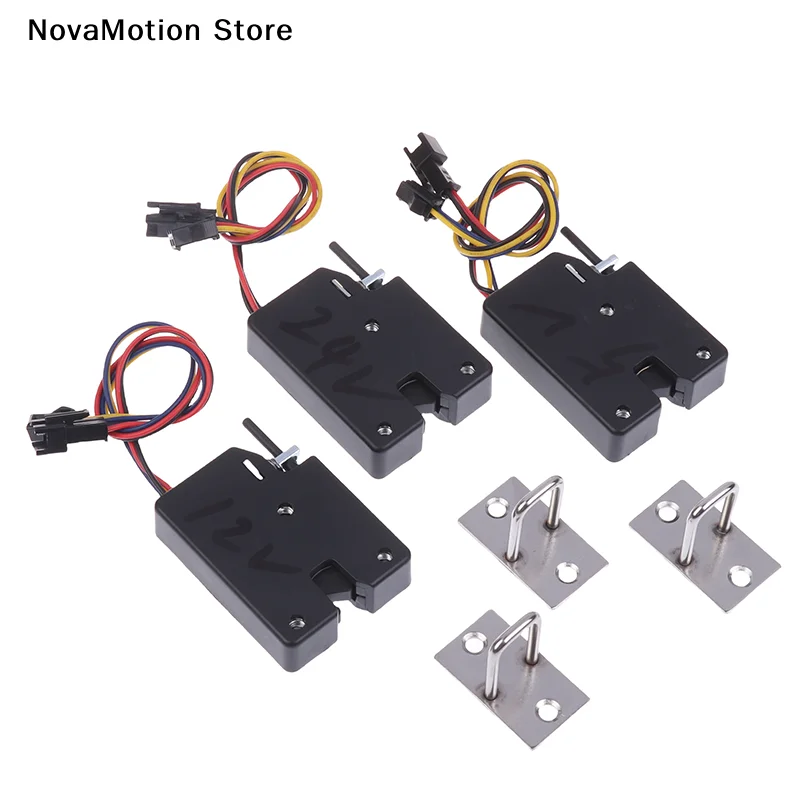 [NM]DC 5V 12V 24V Mini Small Electric Control Cabinet Door Lock Cabinet Lock Locker Drawer Lock Electronic Lock Access Control