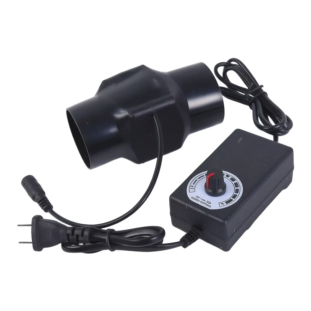 DC 12V 50mm Duct Fan for Exhaust with 36 Cubic Meters per Hour Air for volume 330Pa Pressure 38dB Quiet ABS Design