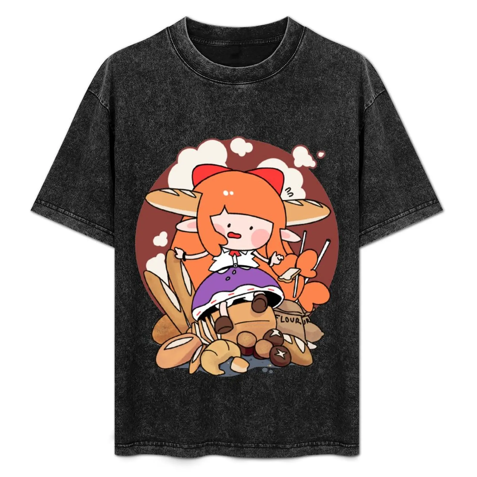 

Suika Ibuki: Bread Lord T-Shirt Sports Casual Short Sleeve Cotton Tee