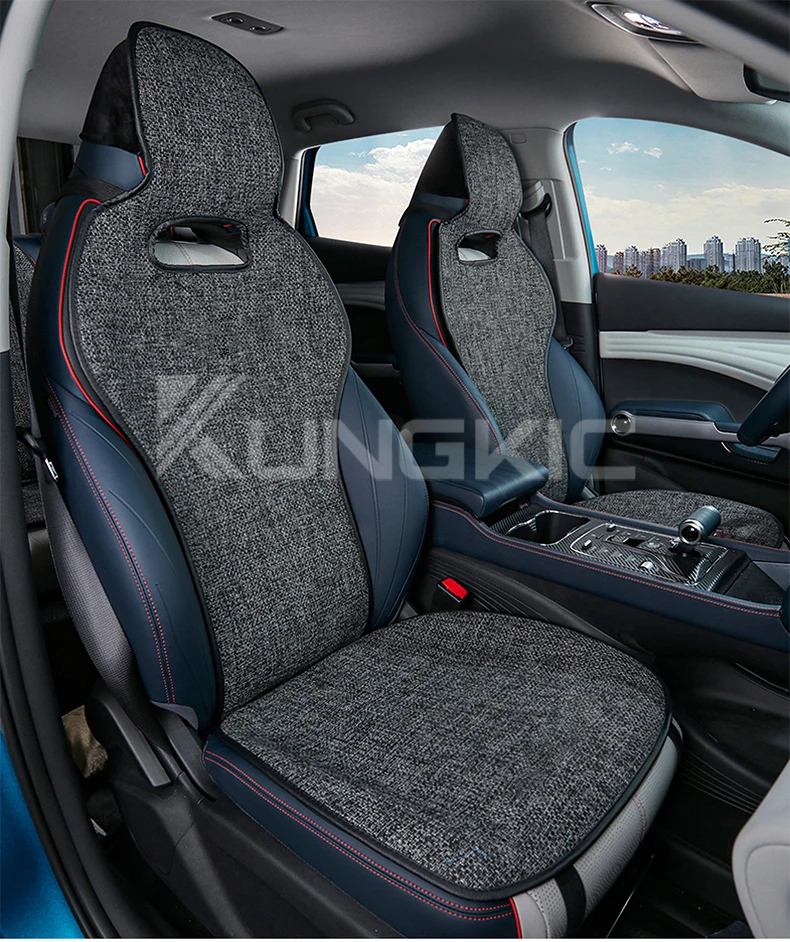 Für BYD Atto 3 Yuan Plus Tang Dolphin EV 2021 2022 2023 2024 2025 Leinenkissen Atmungsaktive Unterlage Autositzmatte Schützen Sie Zubehör – Detail 9