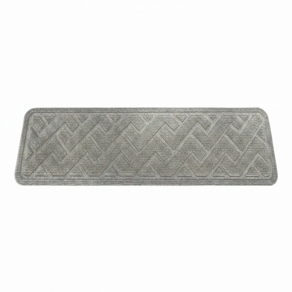 1pc Trendy 8x30 Inch Stair Treads Self-adhesive Non-Slip Stair Runner TPR Backing Noise Reduction Stair Mats Home Decor
