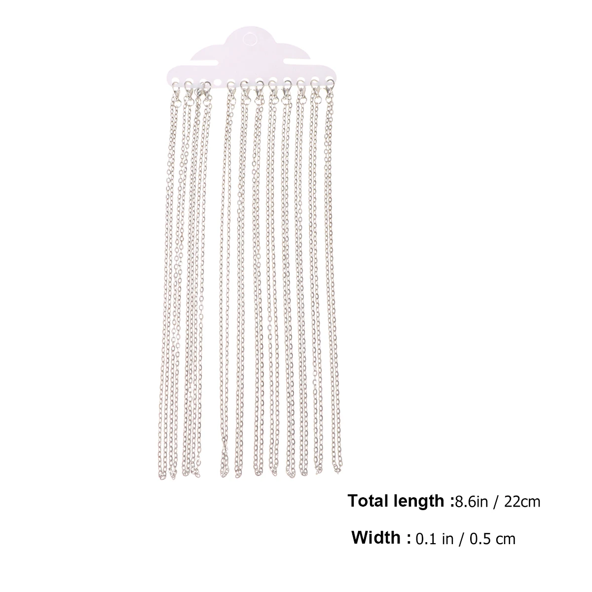 

12pcs Necklace Chain Women DIY Accessory Link Jewelry Making Short Chains Pendant Compatible Bright Easy Wear Bracelets Anklet