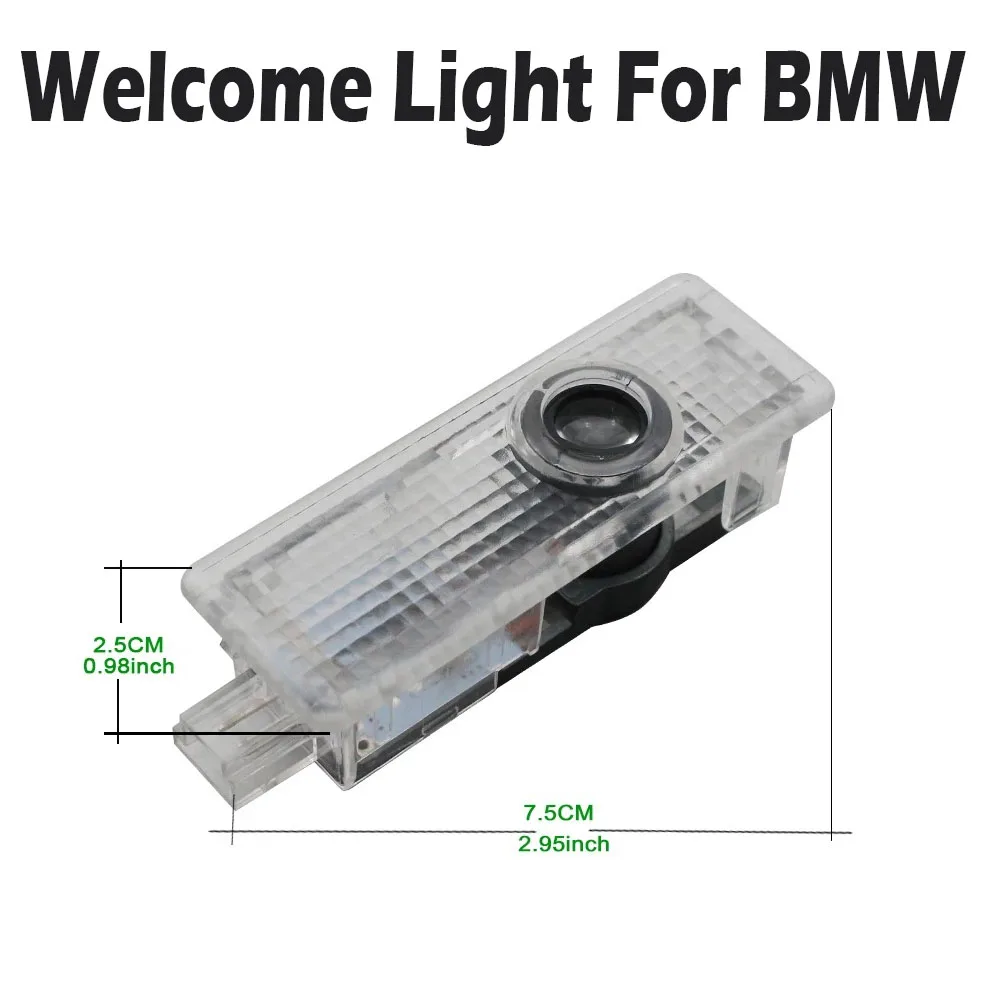 

Laser Logo Projection Lamp Car LED Door Welcome Light For BMW 3 Series 5 Series MINI Wireless Accessories