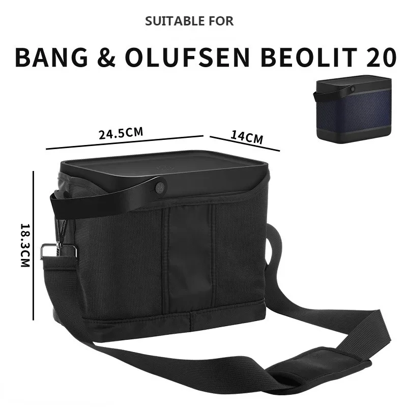 Travel Carrying Case Cover for Bang & Olufsen Beolit 20 Wireless Bluetooth Speaker Bag for B&O Beolit 20 Storage Case