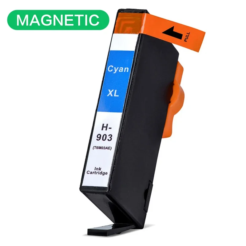 New Magnetic t903xl Ink Cartridge Compatible for hp  903 903XL HP with chip for HP OfficeJet Pro 6961 6974 6975 6963 6978