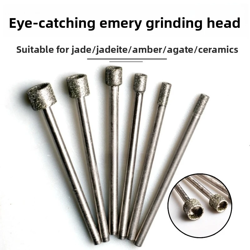 Diamond Cup Burr / Eye Carving Bit / Concave Bead Making Tool / T Shape Burr / Jade Carving Bit for Dental Handpiece