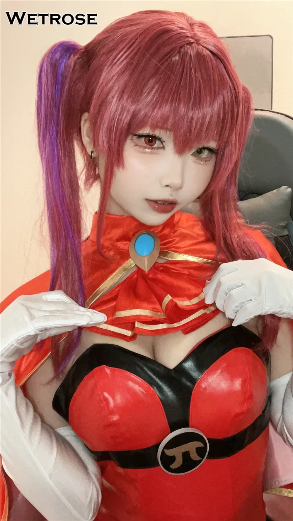 Wetrose]在庫あり 宝鐘マリン パイパイ仮面でどうかしらん コスプレ