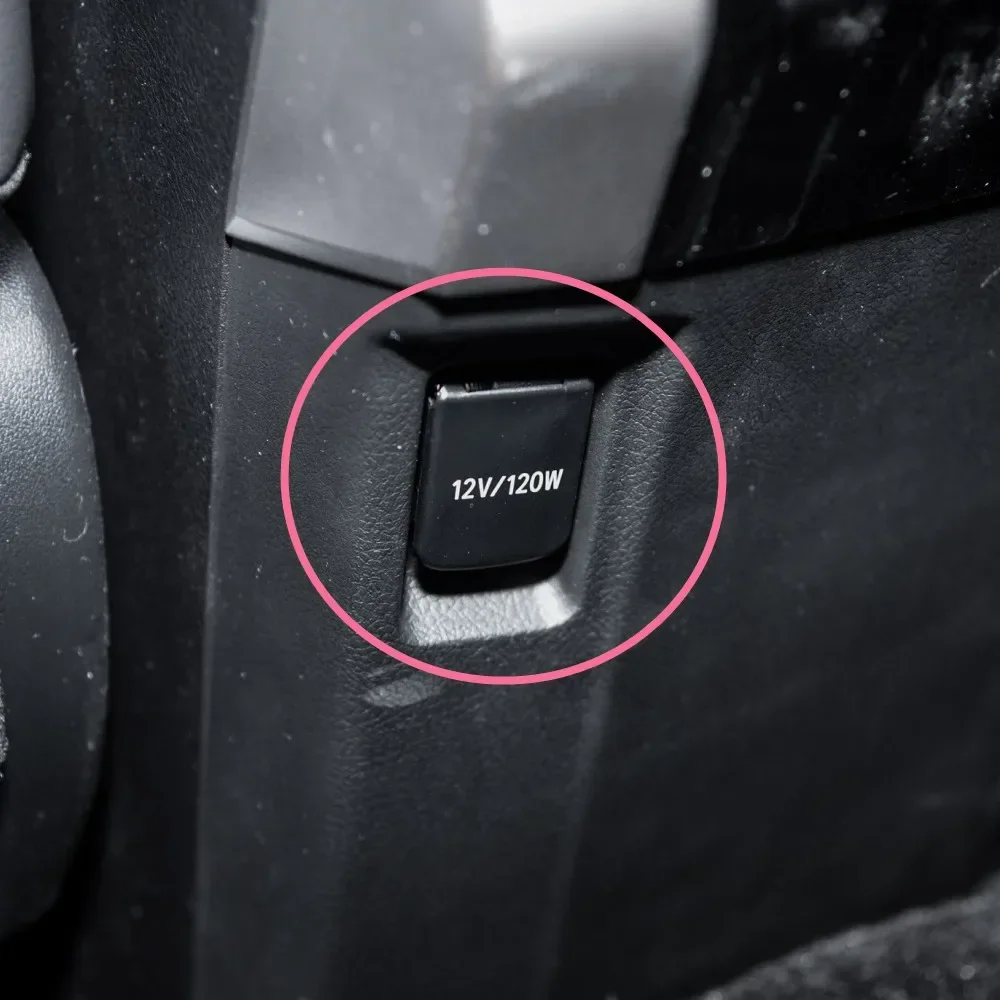 Cigar Lighter Holder Base Power Socket Cover, USB Exterior Cover for Toyota LAND CRUISER Prado LC150