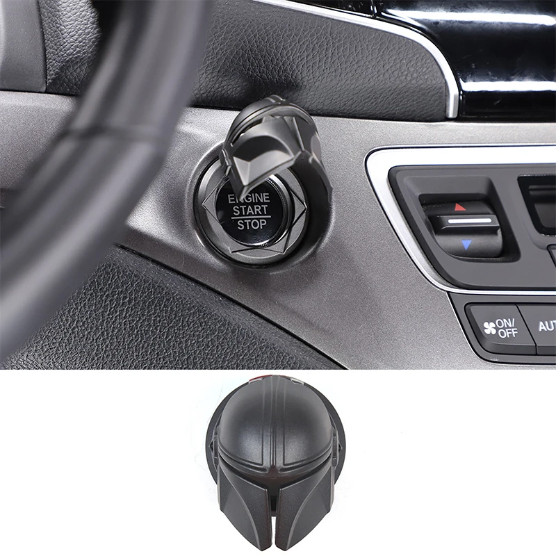 

For Honda Pilot 2015-22 Car Engine Ignition One Key Start Stop Push Button Cover Switch Button Protective Decoration 3D Sticker