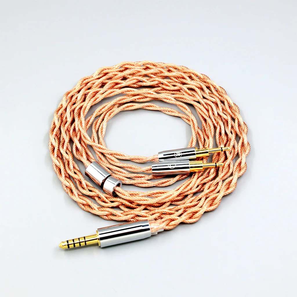 

4 core 1.8mm 7N OCC Shielding Coaxial Graphene Mixed Audio 2.5mm pin Headphone Earphone Cable For Sennheiser HD700 7773