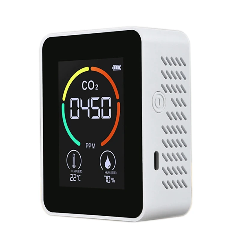 

Carbon Dioxide Digital CO2 Sensor PPM Meters Mini Carbon Dioxide Detector Gas Analyzer Air Quality Monitor USB Detector