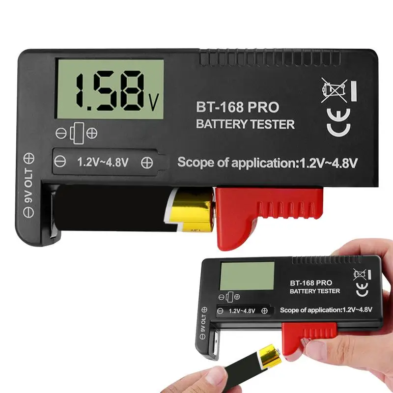 BT-168 PRO Battery Tester Checker 1.2V Auto Load Tester Digital Battery Checker for AAA/AA 18650/16340/14500/10440/21700