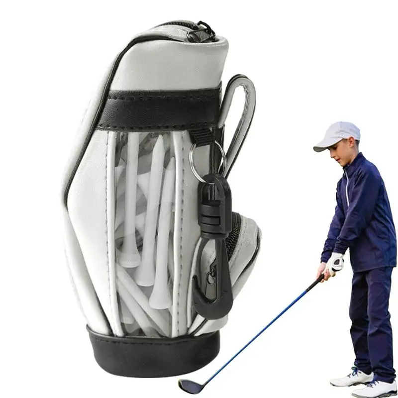 

Golf Ball Bag Waist Pouch With Small Zipper Pockets For Valuables And Accessories Transparent Golf Bag For Small Things