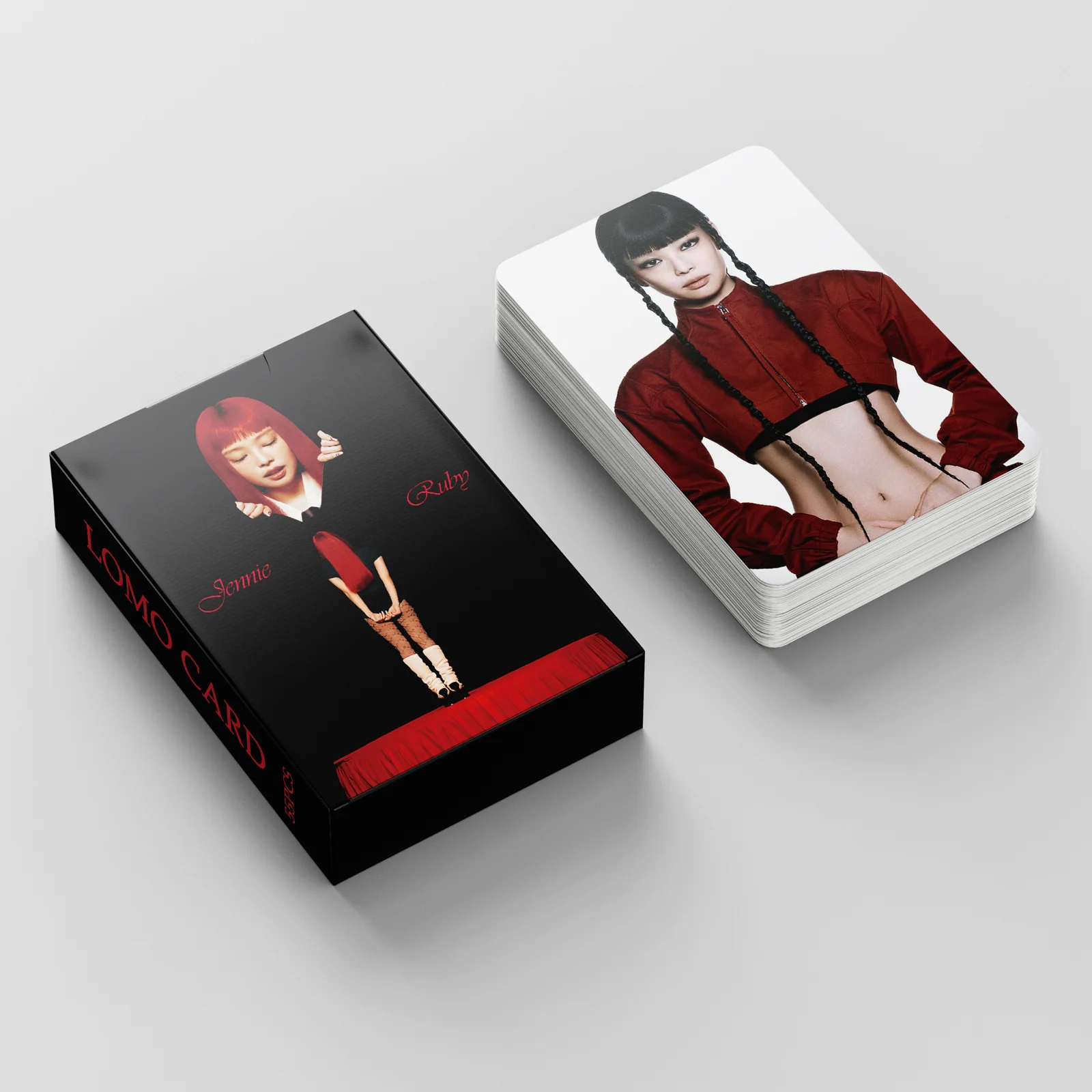55Pcs/Box Kpop RUBY LIKE JENNIE SOLO Lomo Card New Ablum HD Photo Print Pictures Photocard for Fans Collection Postcards Gifts