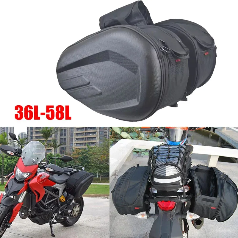 

Motorcycle Waterproof Backpack Tail Bags Rear Seat Bag Motorbike Rear Rider Pack Scooter Sport Luggage Bike