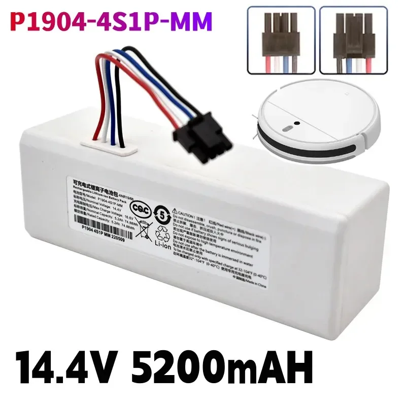 

14.4V Battery High-capacity The New 1C Sweeper Robot Battery 1C P1904 4S1P MM Mijiami Vacuum Cleaner Sweeping Robot Battery G1