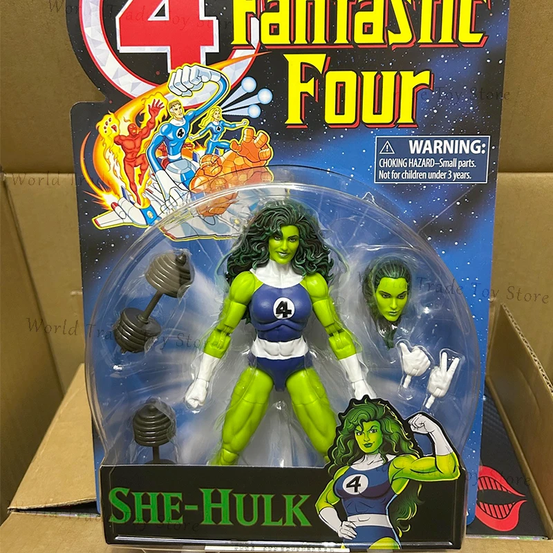 

Новая официальная подлинная серия Marvel Legends Comic Edition She Hulk, подвесная карта, 6-дюймовая кукла ручной работы, набор солдат, игрушка в подарок