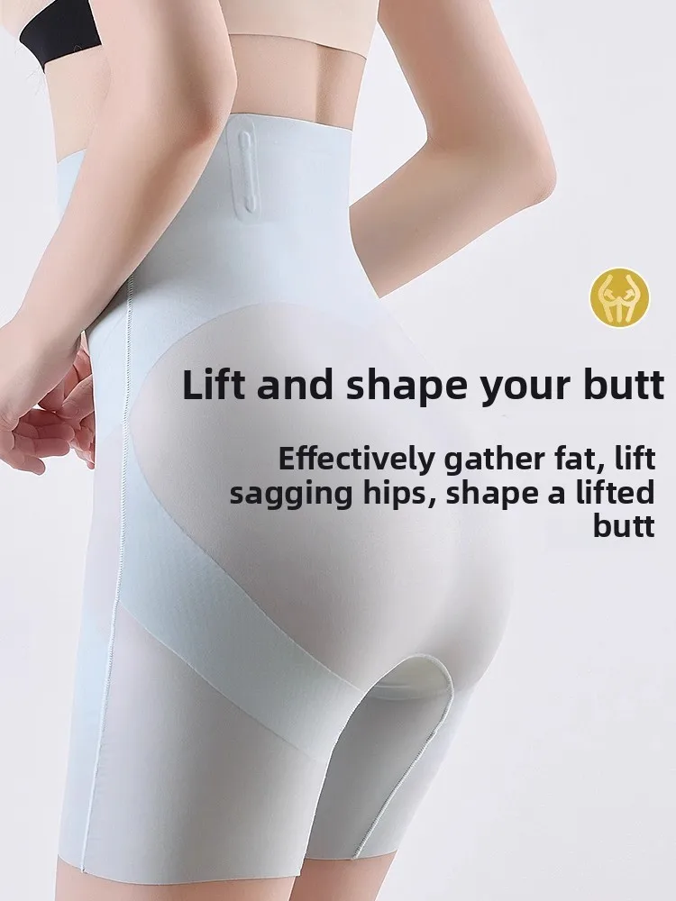 กางเกงเอวสูงทรงสลิมมิ่งสำหรับผู้หญิง ผอมเพรียว กระชับหน้าท้อง ยกกระชับสะโพก บอดี้สูทลำลอง ผ้าไนลอนผสมสแปนเด็กซ์