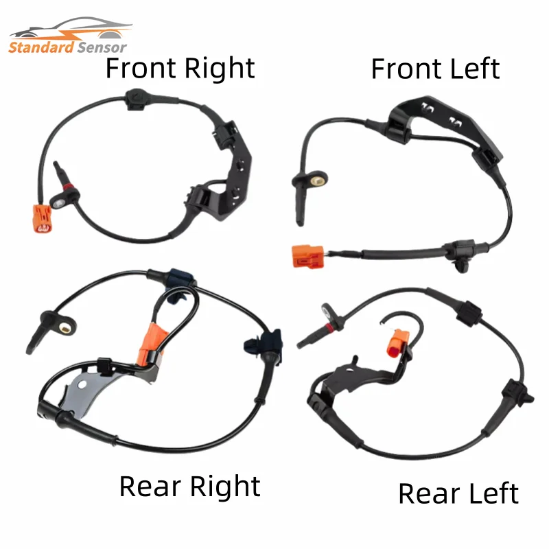 

4PCS Front Rear Left Right ABS Wheel Speed Sensor 57470-S9A-013 57475-S9A-013 57450S9A-013 57455S9A-013 For HONDA CR-V 2002-2006