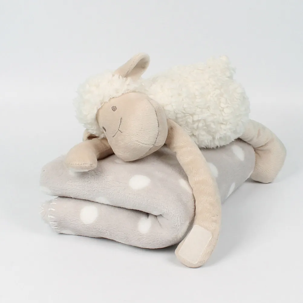 Stuffed Animal Lamb Toy Sheep for Kids Comfort Blanket Toys Small Animals Baby Pillow - view 3