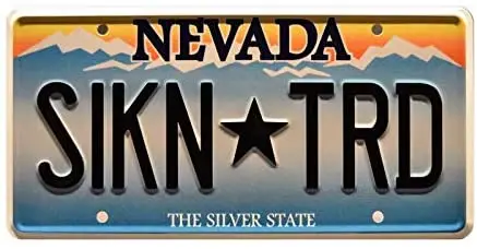 Celebrity Machines Supernatural | SIKN TRD | Metal  License Plate