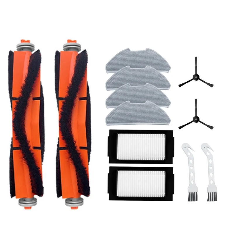 BISM para Xiaomi Mijia PROMJSTS1 Robot de barrido y fregado cepillo principal y Cepillo Lateral filtro de tela piezas de repuesto cepillo