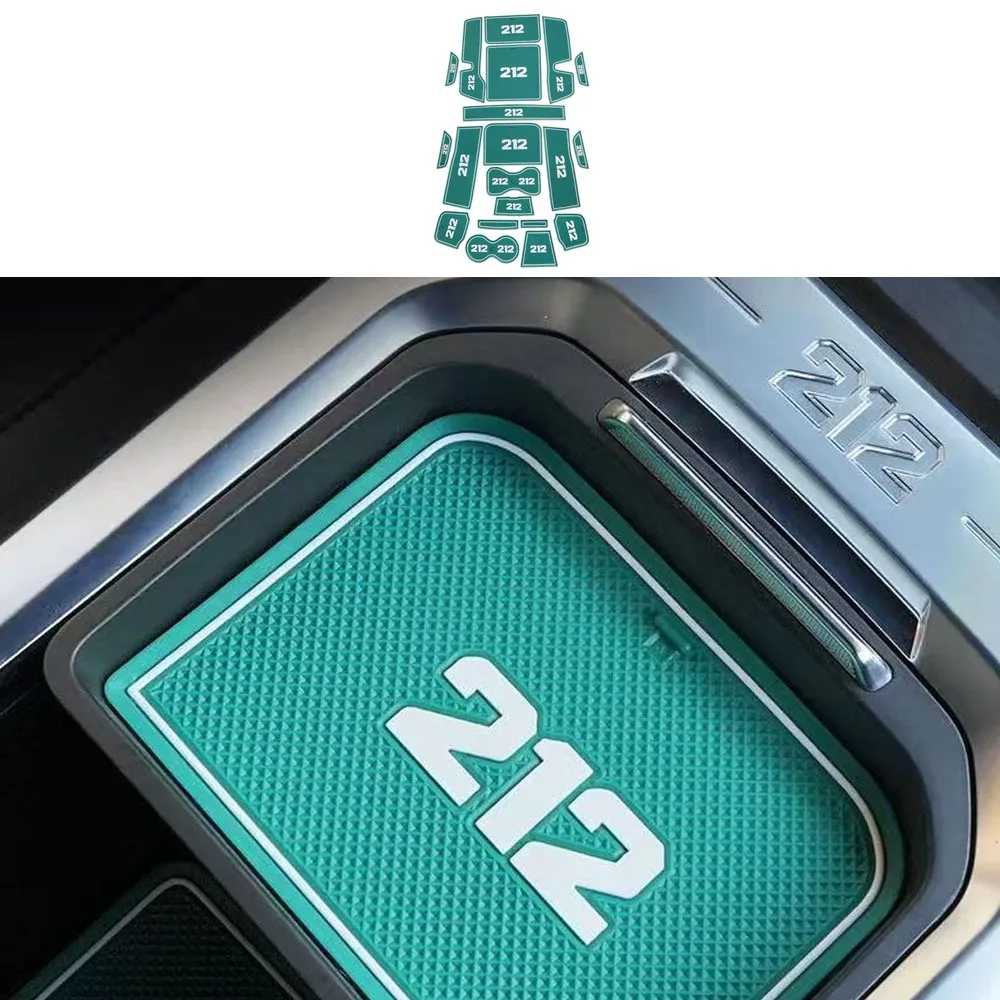 

For BAIC 212 T01 2024 - 2026 Interior Modification Car Specific Door Slot Pad Anti Slip Pad Storage Box Dustproof Pad Sheet