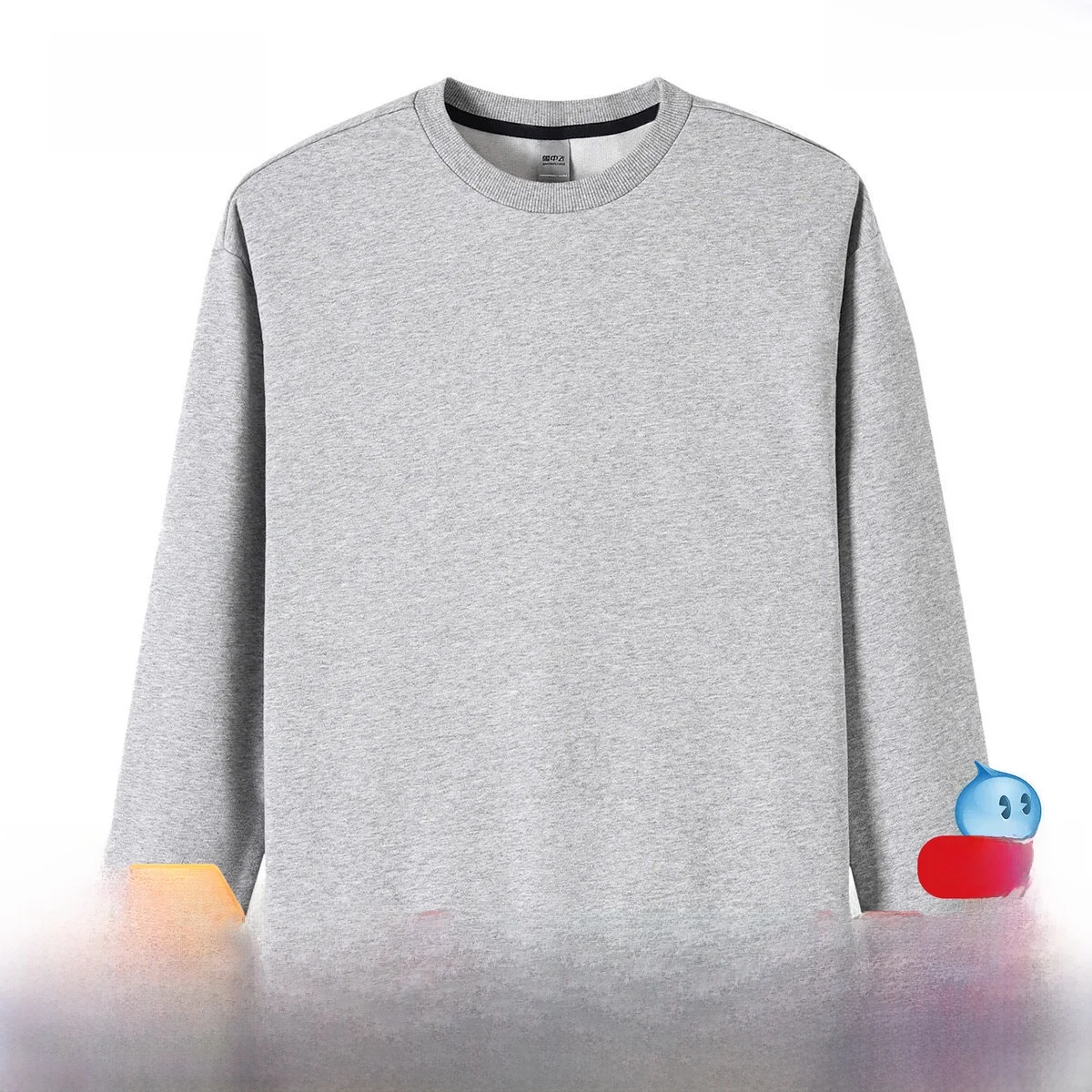 

Snow Flng Spring 2023 Мужская повседневная удобная модная толстовка с круглым вырезом и принтом, худи из смеси хлопка и полиэстера