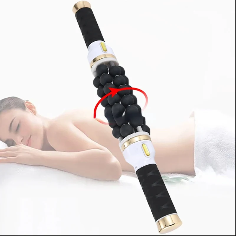 

NEW Bead Roller Massage Cellulite Reduction Lymphatic Drainage Rolling Beads Cylinder Therapy Contouring Fat Removal Machine