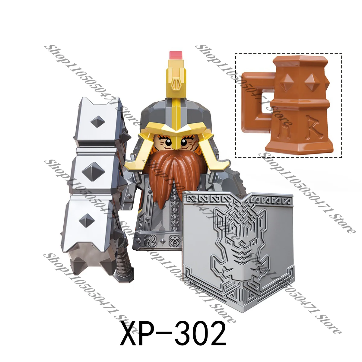 Hot film blok speelgoed klassieke karakters van The Lord of the Rings Uruk-hai kinderen 3D model bouwsteen poppen vakantie geschenken