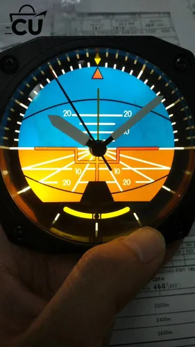 Aircraft Simulation Instrument Set: Airspeed Altimeter Clock Attitude Indicator Heading & Alarm for Flight Simulators