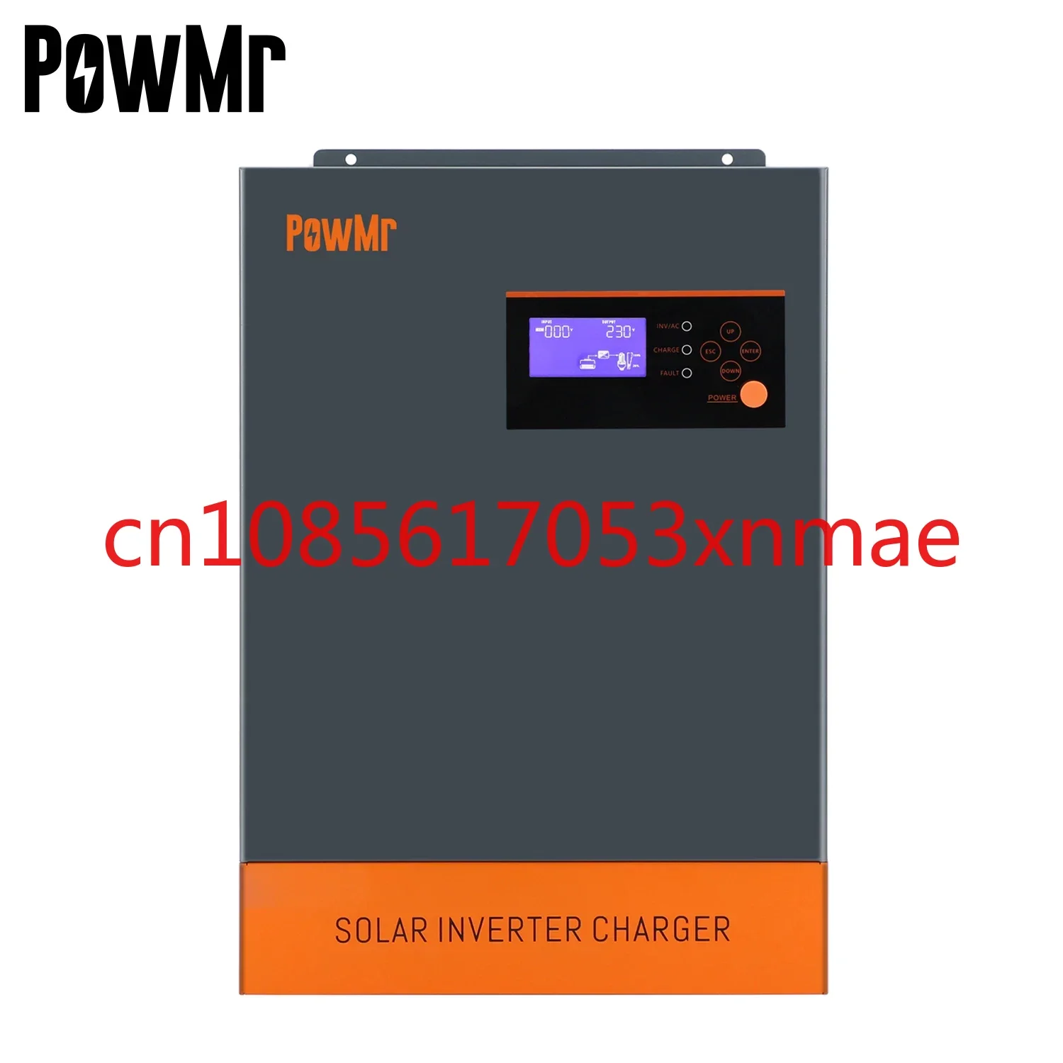 Hot Selling 5.5KW 5.5KVA MPPT 80A 500VDC PV Input 220VAC 48V with/no Parallel Function 5500W 3 Phase Hybrid Solar inverter