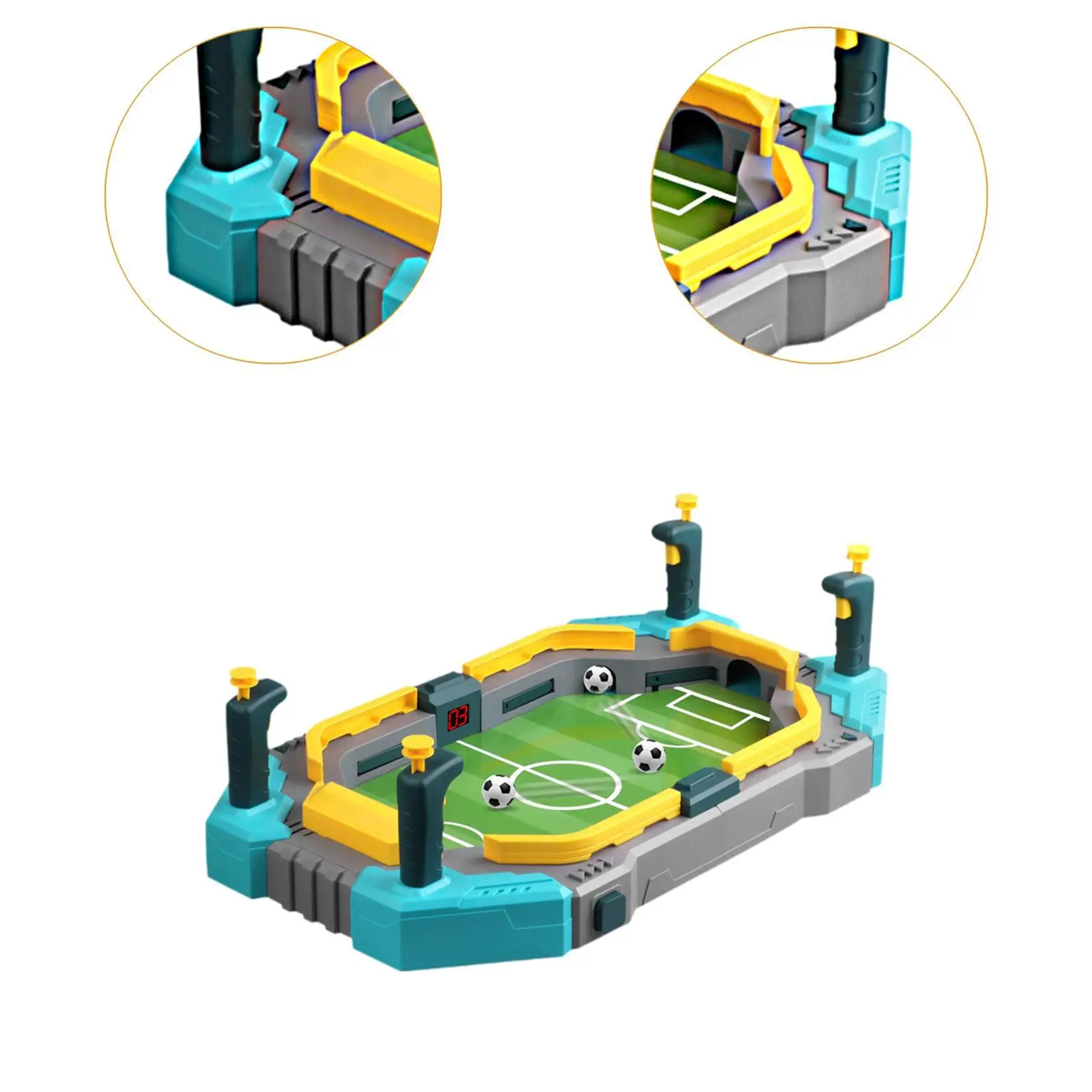 테이블탑 축구 게임 실내 스포츠 장난감 뒷마당을 위한 교육용 축구 게임