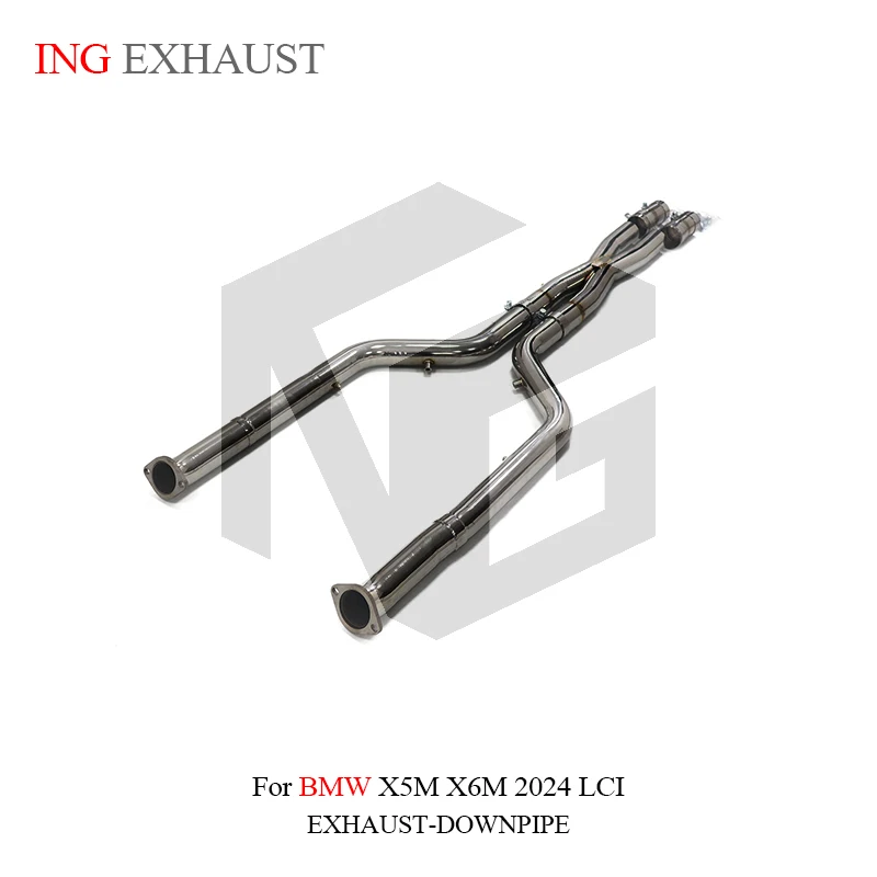 ING Exhaust System Pieces de Performance Automobile for BMW X5M X6M 4.4t s63 LCI  Front Tube With Middle Pipe Car accessories