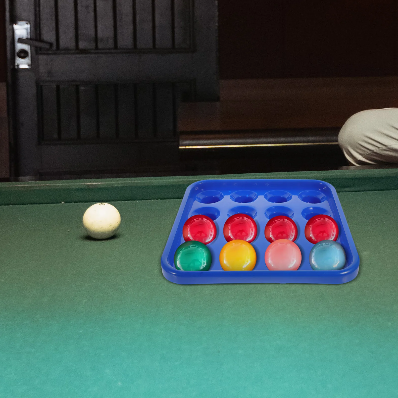 Plateau boules de billard étui Table de billard palette Pp présentoir Tables support en plastique