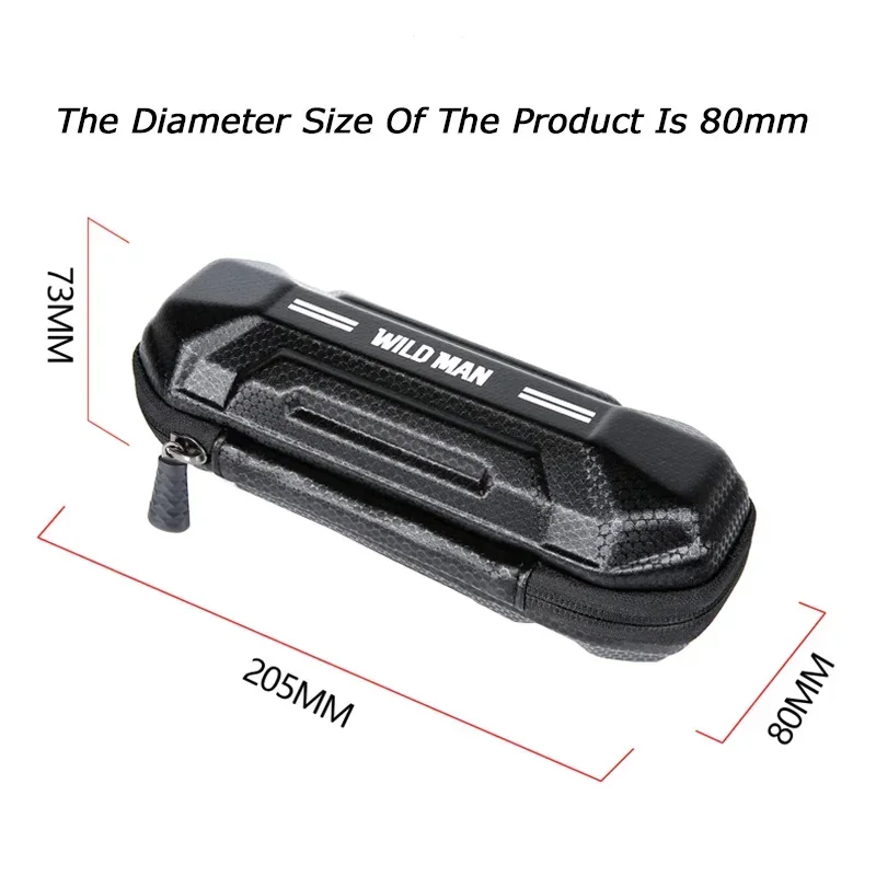 WILD MAN Hard Shell Bicycle Bag Rainproof Bike Repair Tools Bag Road Cycling Bag Mtb Frame Bag