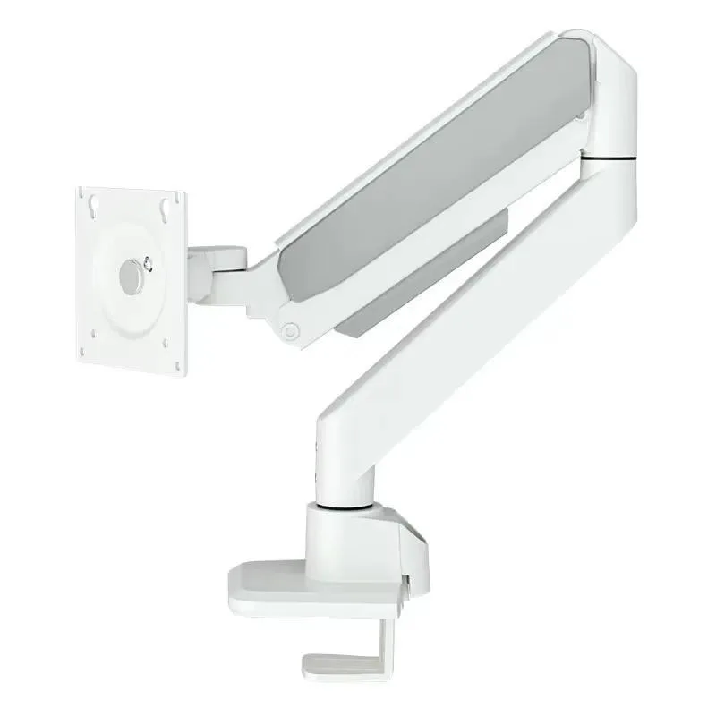for 49-Inch single-arm height-adjustable computer monitor stand with rotatable mount for optimal display positioning