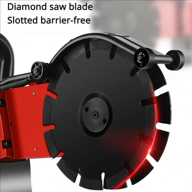 Machine de découpe de mur en pierre de béton, Double main, haute puissance 6800W, pour Installation d'eau et d'électricité, Machine à rainurer