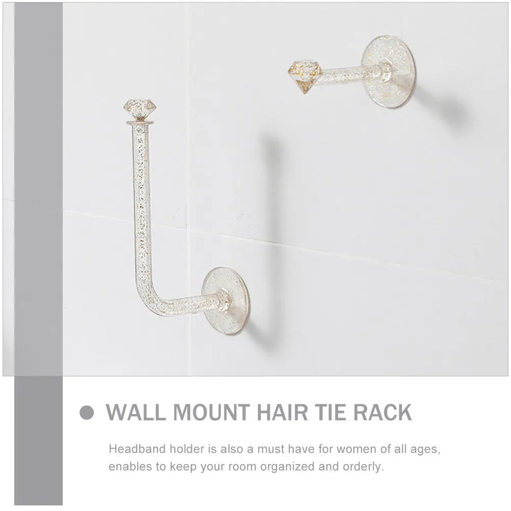 4Pcs Headband Holder Organizer Display Rack Durable Hairband Storage Stand Practical Hair Accessories Holder for Bedroom