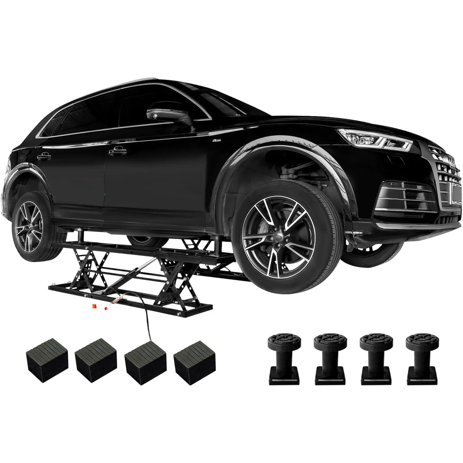 US Portable Car Lift, Capable of Lifting 7000 LBS Quick Jack with a Maximum Height of 28