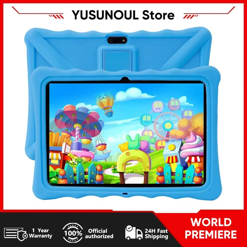 Present 10.1 Inch Kids Tablet Android 10.0 Video Calls IPS Screen Phone Call Wifi Bluetooth Play Store tabs For Educational