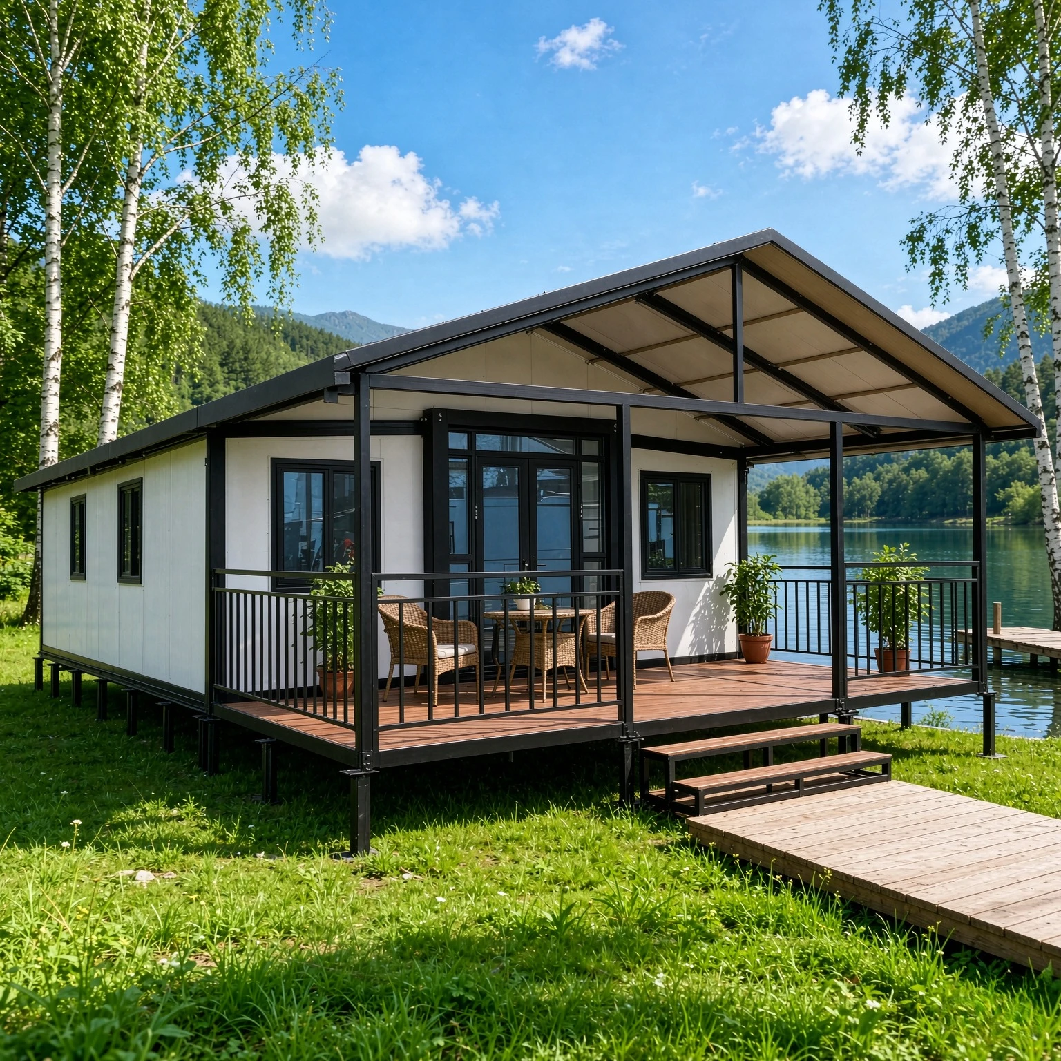 Foldable Expandable Container House Prefab Tiny Villa Modular Mobile Home For Camping Resort Accommodation Garden Rooms Cabins
