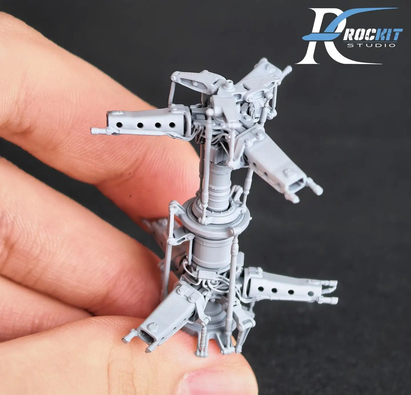 ROCKIT 480101   Cubo de rotor de jacaré 1/48 KA-52 (para ZVEZDA) Impressão 3D