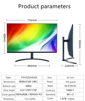 10 nejlepší prodej 32palcový monitor - №4